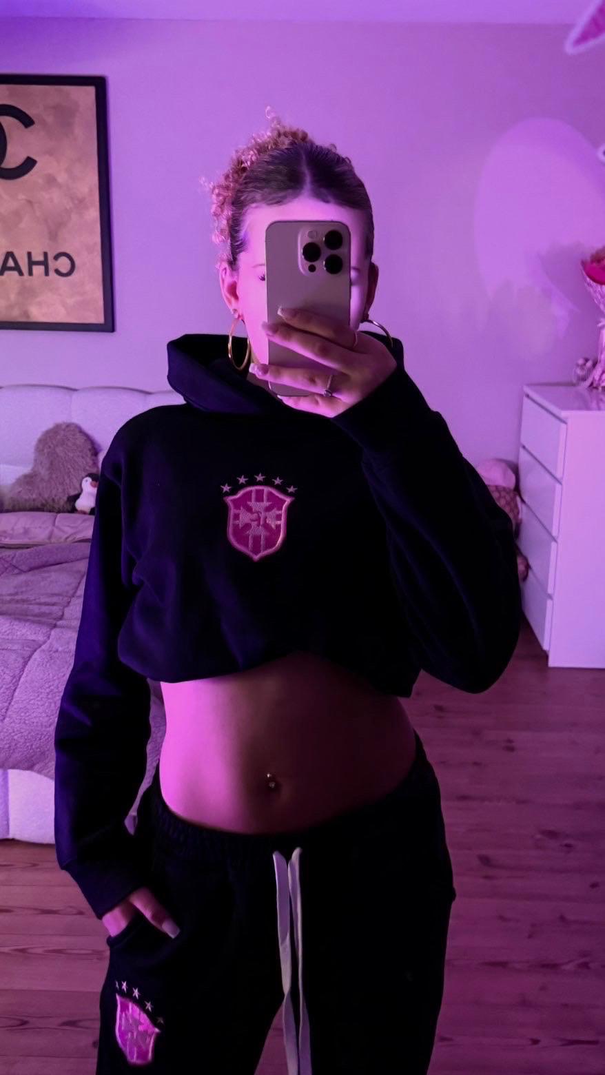 Rosa Brazil Tracksuit Black